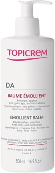 Balsam do twarzy i ciała Topicrem DA Baume Emolient łagodzący dla skóry atopowej 500 ml (3700281702736)