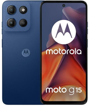Smartfon Motorola Moto G15 8/128GB Sea Blue (8033779079115)