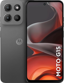 Smartfon Motorola Moto G15 8/512GB Gravity Grey (840023289644)