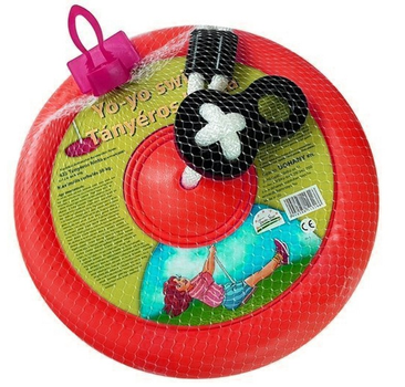 Huśtawka ogrodowa dla dzieci LEAN Toys okrągła 423 Czerwona (5904204750622)