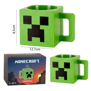 Чашка Minecraft Кріпер пластик 230мл зелена