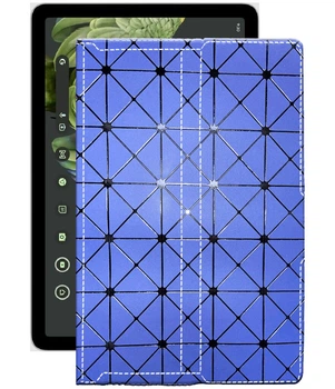 Чохол з екошкіри для планшету Google Pixel Tablet Синій ромб