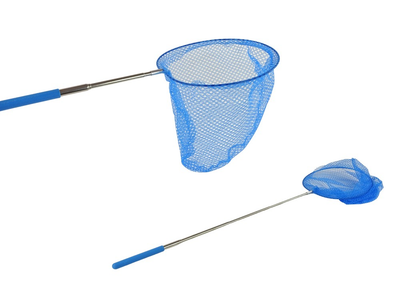 Siatka na motyle LEAN Toys składana teleskopowa 85 cm Niebieska (5905515355063)