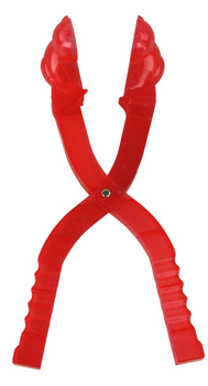 Maszynka do robienia śnieżek LEAN Toys Śnieżkomat Kaczka Czerwona (5905991007500)