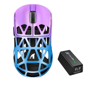 Геймерская беспроводная мышь из магния Attack Shark R2 Purple, PixArt PAW3950, 8K, 42000DPI