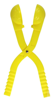 Maszynka do robienia śnieżek LEAN Toys Śnieżkomat Wzór Piłki Żółta (5905991003632)
