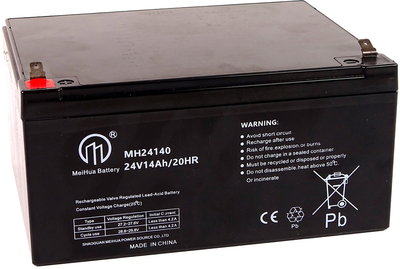 Akumulator żelowy LEAN Toys AGM do auta na akumulator 24V 14AH 16949 (5905884456798)