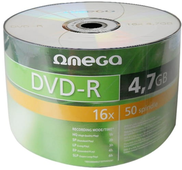 Dyski Omega DVD-R 4.7 GB 16X SP 50 szt (OMD1650S-)