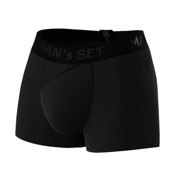 Чоловічі труси боксери анатомічні з бавовни Anatomic Classic 2.0 Black Series (чорний), р. 3XL