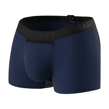 Боксеры мужские анатомические MAN SET Anatomic Classic w/fly Light Plus Black Series 8XL Темно-синий