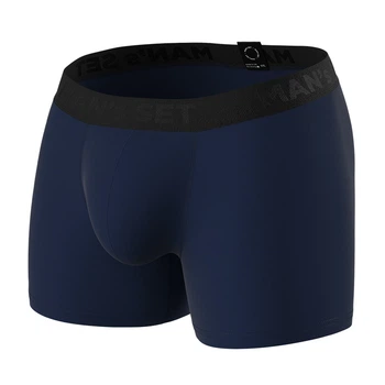 Мужские анатомические боксеры Anatomic Intimate no fly Plus, Black Series, темно-синий 5XL IPS180-46