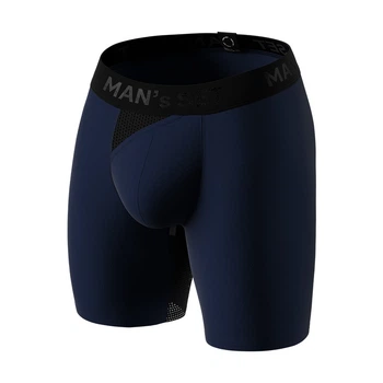 Чоловічі анатомічні боксери Anatomic Long w/skew fly Light Plus, Black Series, темно-синій 5XL LLPS140-46