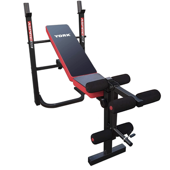 Лава тренувальна York Fitness ASPIRE 120 складана зі стійкою для штанги для дому