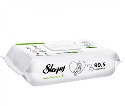 Влажные салфетки для детей Sleepy Naturаl Baby 60 шт.