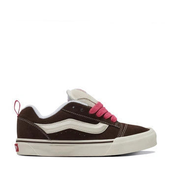 Чоловічі кеди Vans Knu Skool Brown/Pink/True White 40,5 Коричневий VN0009QCBF21