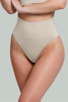 Моделюючі трусики стрінг Giulia 4/5(L/XL) Тілесний (Light nude) (115419)
