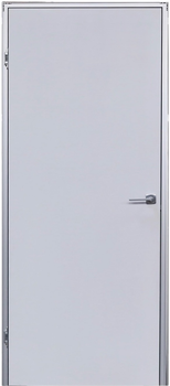Дверь межкомнатная скрытого монтажа New Modelli Element ALUM AXOR silver 702х2000х45 без четверти наружного открывания правая под покраску (231001)