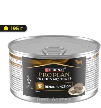 Вологий корм для собак Purina Pro Plan Veterinary Diets NF Renal Function з індичкою 195 г (7613287862365)