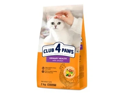 Сухой корм Club 4 Paws Indoor 4 в 1 для кошек с курицей 2 кг (4820083909313)
