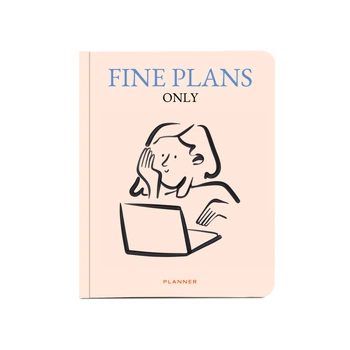 Планер Orner Fine plans only А5+ 248 листов бежевый