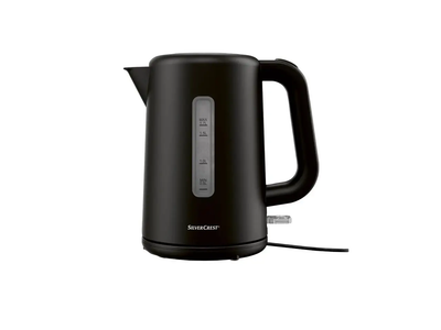 Электрочайник Silver Crest SWKK 3000 C3, 1.7 л, 3000 Вт, пластик, нержавеющая сталь Черный
