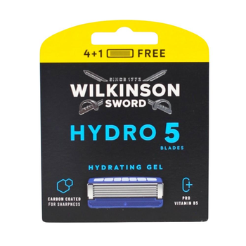 Змінні картриджі для гоління чоловічі Wilkinson Sword Hydro 5 лез 4+1 шт