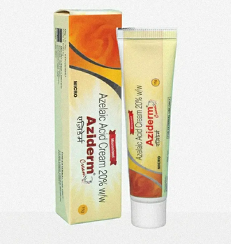 Азидерм крем 20% Aziderm cream Azelaic Acid Cream 20% 15 g