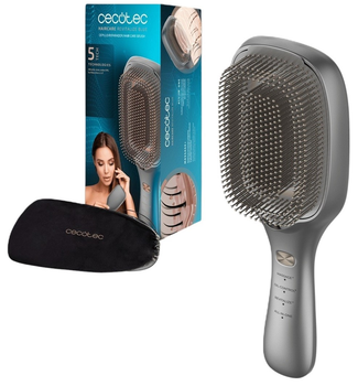 Elektryczna szczotka do włosów Cecotec HairCare Revitalize Aluminium srebrna