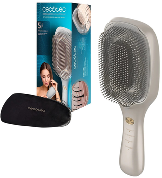 Elektryczna szczotka do włosów Cecotec HairCare Revitalize Champagne szampański