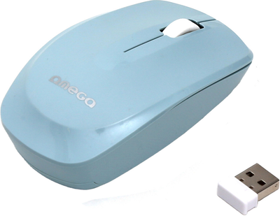 Миша Omega OM229 Wireless Light Blue (OM229LB)
