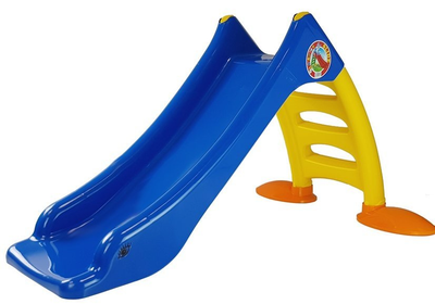 Zjeżdżalnia ogrodowa dla dzieci LEAN Toys 424 Niebiesko-żółta (5904204750592)