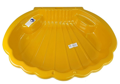 Piaskownica LEAN Toys Basen Muszelka Żółta 2075 (5904204750790)