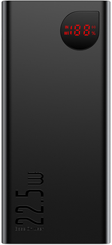 Powerbank Baseus Adaman Metal 20000 mAh PD 22.5W USB-C 2 x USB-A QC 3.0 Lightning Black (6932172618308)