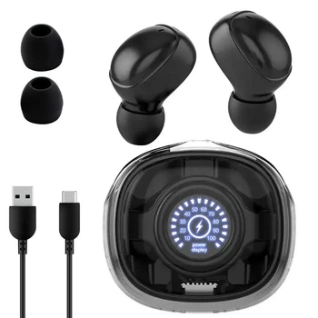 Бездротові Bluetooth 5.3 навушники M26 TWS з дисплеєм Вакуумні Bluetooth навушники з мікрофоном GS-7338