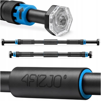 Турник раздвижной 4FIZJO 66-100 см Black/Blue (P-5907739314758)