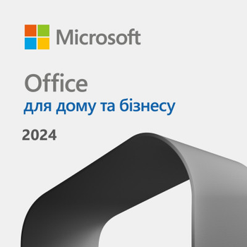 Офісне програмне забезпечення Microsoft Office Home and Business 2024 All Lng Retail Online Only ESD Конверт