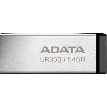USB флеш накопитель ADATA 64GB UR350 Silver-Black USB 3.2 (UR350-64G-RSR/BK)