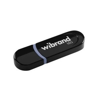 USB флеш накопитель Wibrand 16GB Panther Black USB 2.0