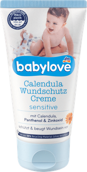 Детский крем против опрелостей с календулой, пантенолом и цинком Babylove Wundschutzcreme Calendula 75 мл