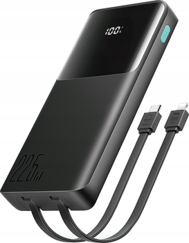 Powerbank JOYROOM 10000 mAh 22.5 W USB-C/Lightning  Black (JR-PBF19)