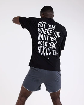 Футболка Hold 'Em Scold 'Em Oversized XL Чорна