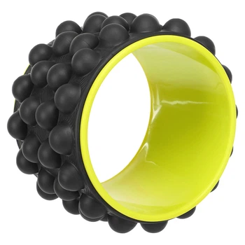 Колесо для йоги массажное Wheel Yoga SP-Sport FI-6205 Черно-салатовый