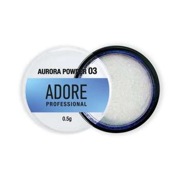 Втирка-хамелеон Adore Professional Aurora Powder 03 прозрачная золотисто-желтая 0.5 г