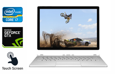Ноутбук-трансформер Б-класс Microsoft Surface Book 2 / 13.5" (3000x2000) IPS Touch / Intel Core i7-8650U (4 (8) ядра по 1.9 - 4.2 GHz) / 16 GB DDR3 / 1000 GB SSD / nVidia GeForce GTX 1050, 2 GB GDDR5, 128-bit / USB Type-C / WebCam б/у