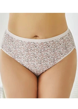 Женские хлопковые трусики слипы батальные Your Own Comfort (1842-64-05) Пудровый 5XL FINETOO (64)