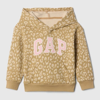 Детское теплое худи для девочки GAP 299372060 104 см Коричневое (1159836541)