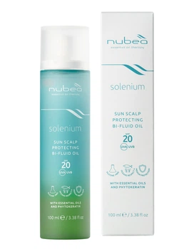 Двухфазный защитный флюид для скальпа с SPF20 Nubea Solenium Sun Scalp Protecting Bi-Fluid Oil 100 мл