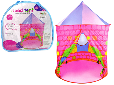Namiot dla dzieci LEAN Toys Pałac Księżniczki 15247 Różowy (5905515356329)