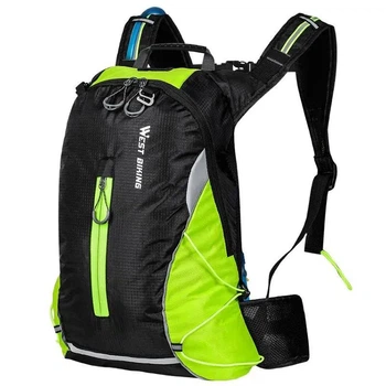 Велосипедный рюкзак West Biking YP0707246 16L водонепроницаемый Зеленый