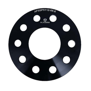 Колесная проставка ALFARRO 1шт 5мм PCD 5x112 DIA 66.6 для Audi, BMW, Mercedes-Benz, Porsche (Кованая)